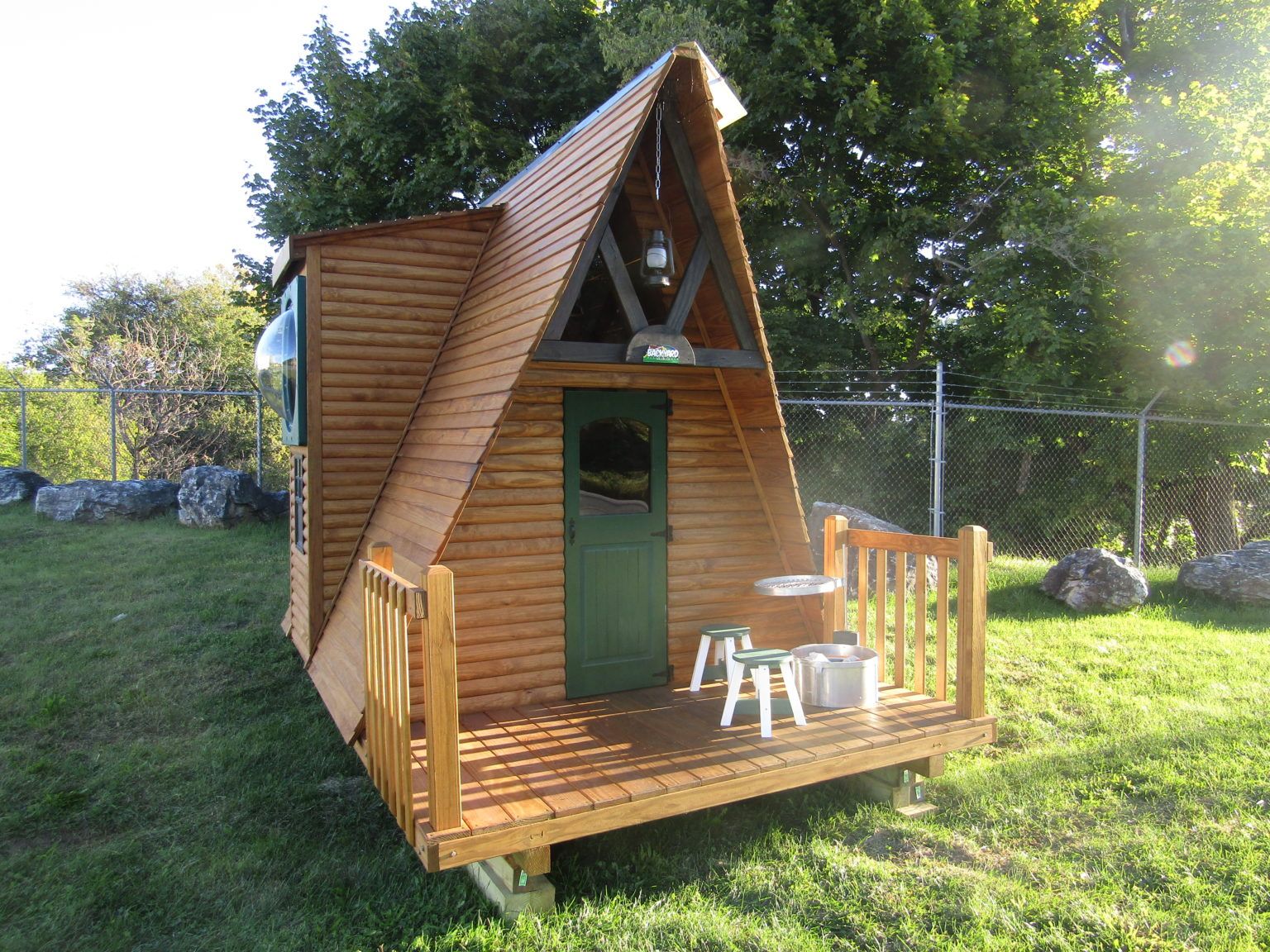 Amish Pioneer Teepee Camp Playhouse Kit