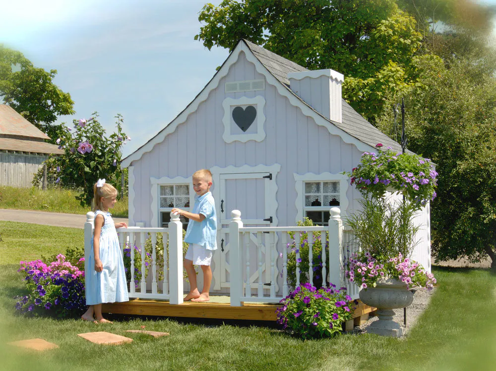 Amish Gingerbread Dream Cottage Playhouse