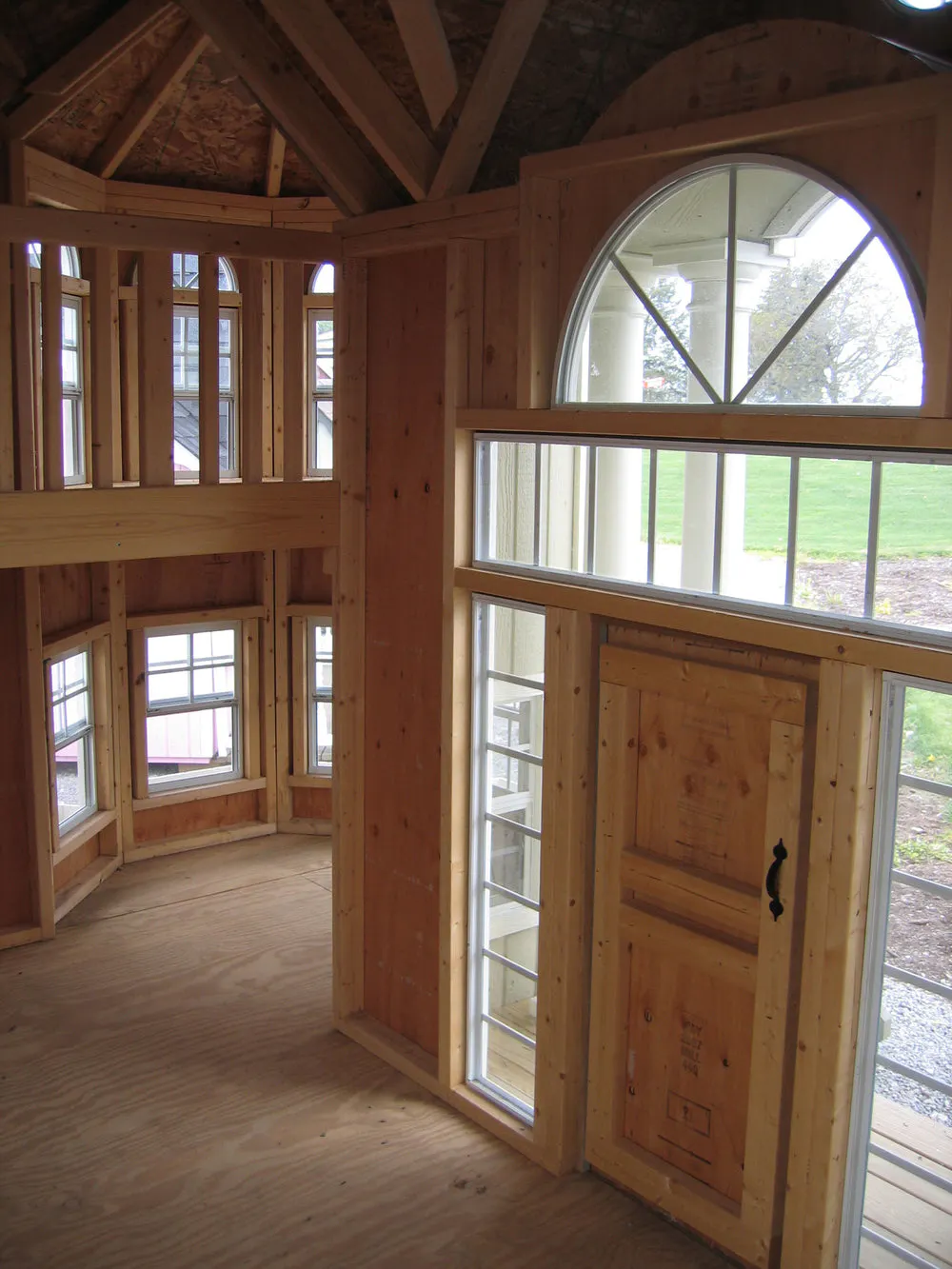 Amish Grand Estate Portico Playhouse
